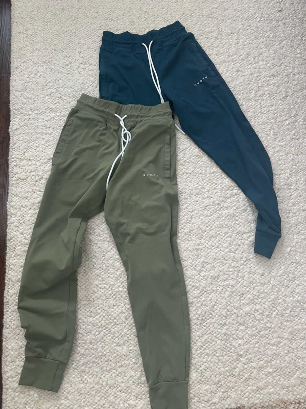 NVGTN Jogger Set - Olive & Teal Waistband Pair